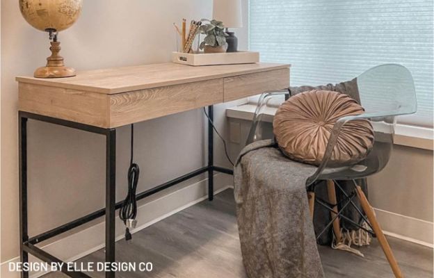 office by elle design co at coworking space the hive in downtown wichita