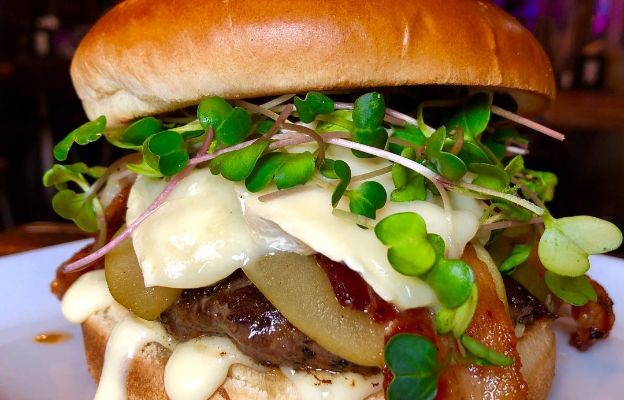 big burger from dempseys burger pub in wichita, kansas