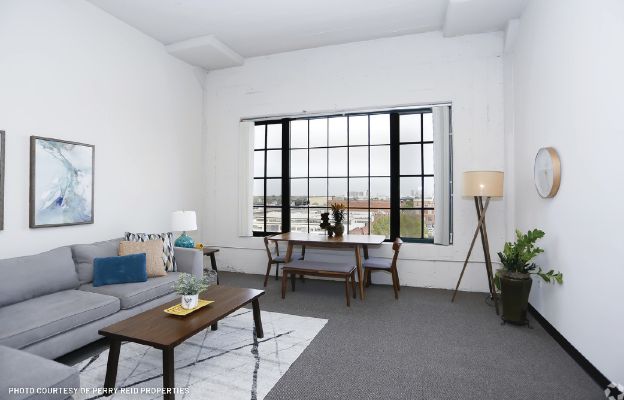 inside historic innes station apartments in downtown wichita, kansas