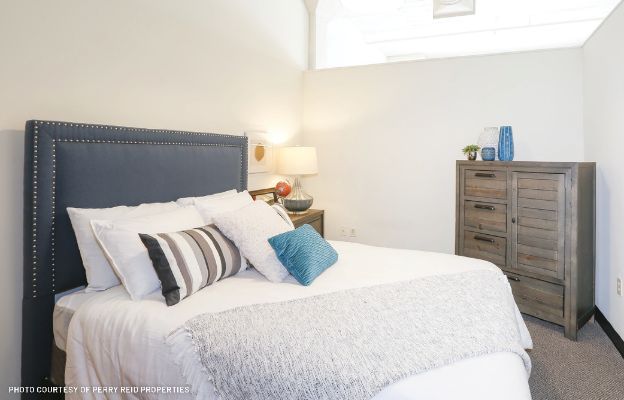 inside historic innes station apartments in downtown wichita, kansas