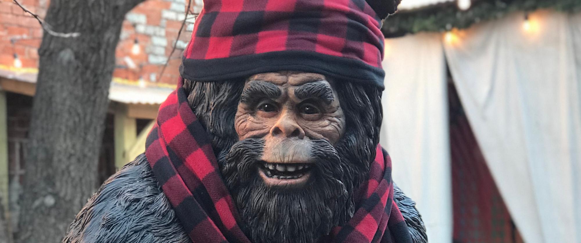 bigfoot brian in downtown wichita, kansas at public at the brickyard