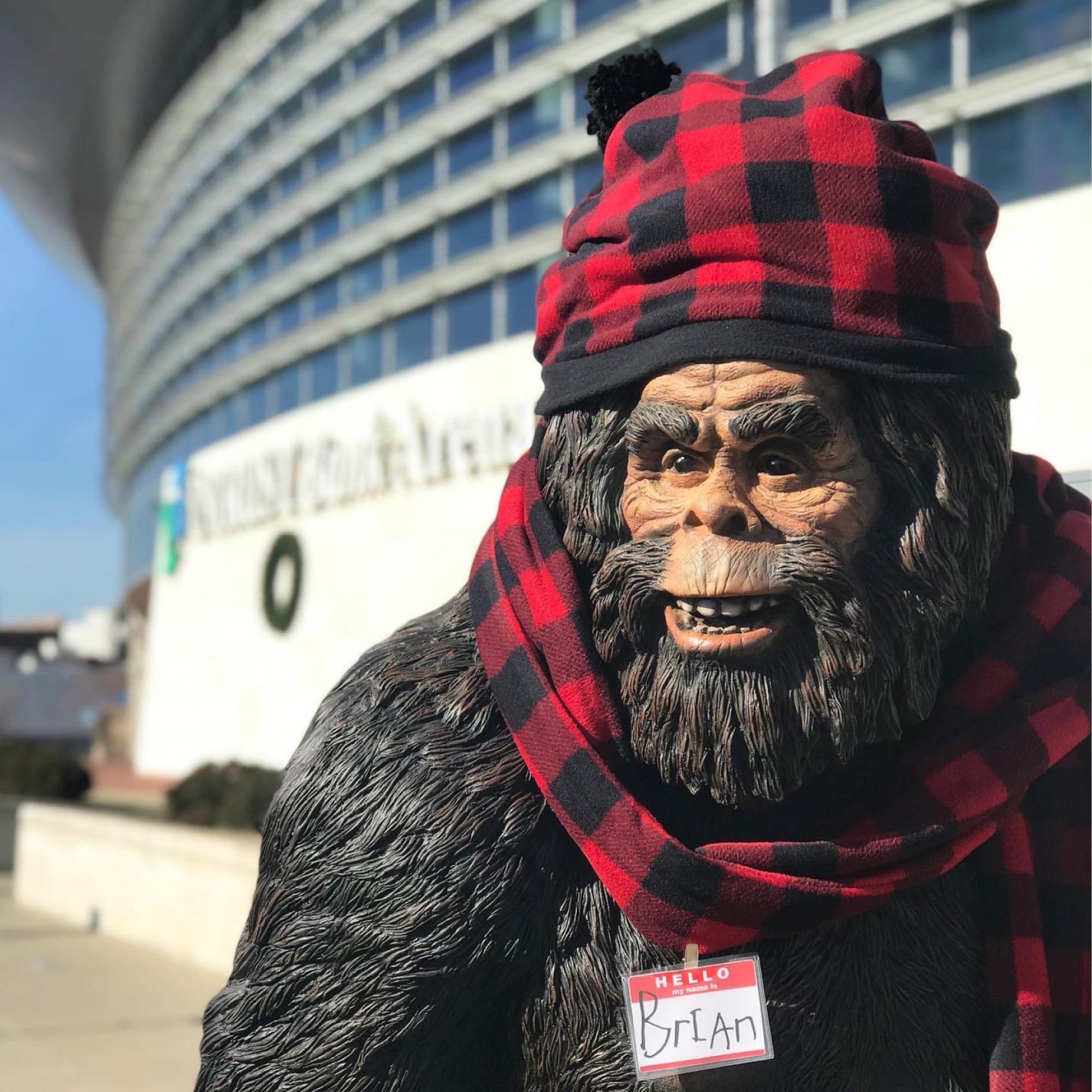 bigfoot brian in downtown wichita, kansas at intrust bank arena